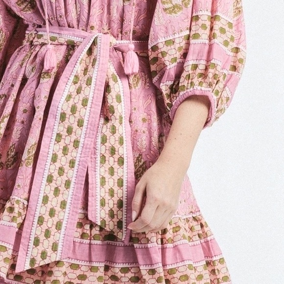 🆕 Cleobella Magdalena Wildflower Certified Organic Cotton Mini Dress - Picture 11 of 16